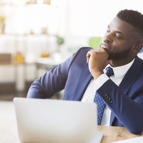 Man understand the debt to equity ratio for his business