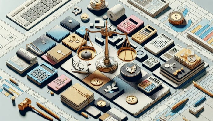 Consolidate Rent Arrears: A Vital Guide for Tenants | DCL A clear payment plan document on a desk with a calendar and financial charts, symbolizing structured debt consolidation.