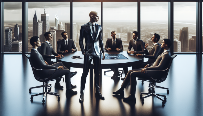 Best Habits for Debt Consolidation Winners: A Guide | DCL Person in suit negotiating with creditors at a round table in modern office with city view.