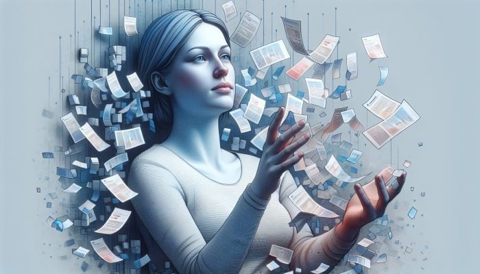 Debt Consolidation and Relationship Stress Relief: A person in the UK consolidates scattered bills into one loan, symbolizing financial relief and peace.