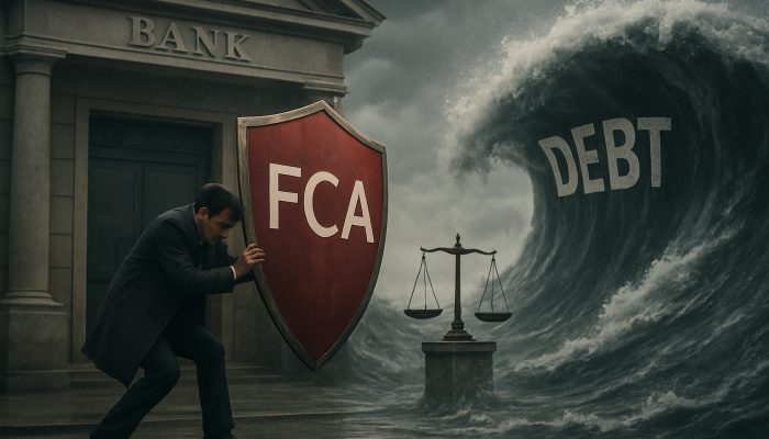FCA shield protecting borrower from debt waves with affordability scales at UK bank